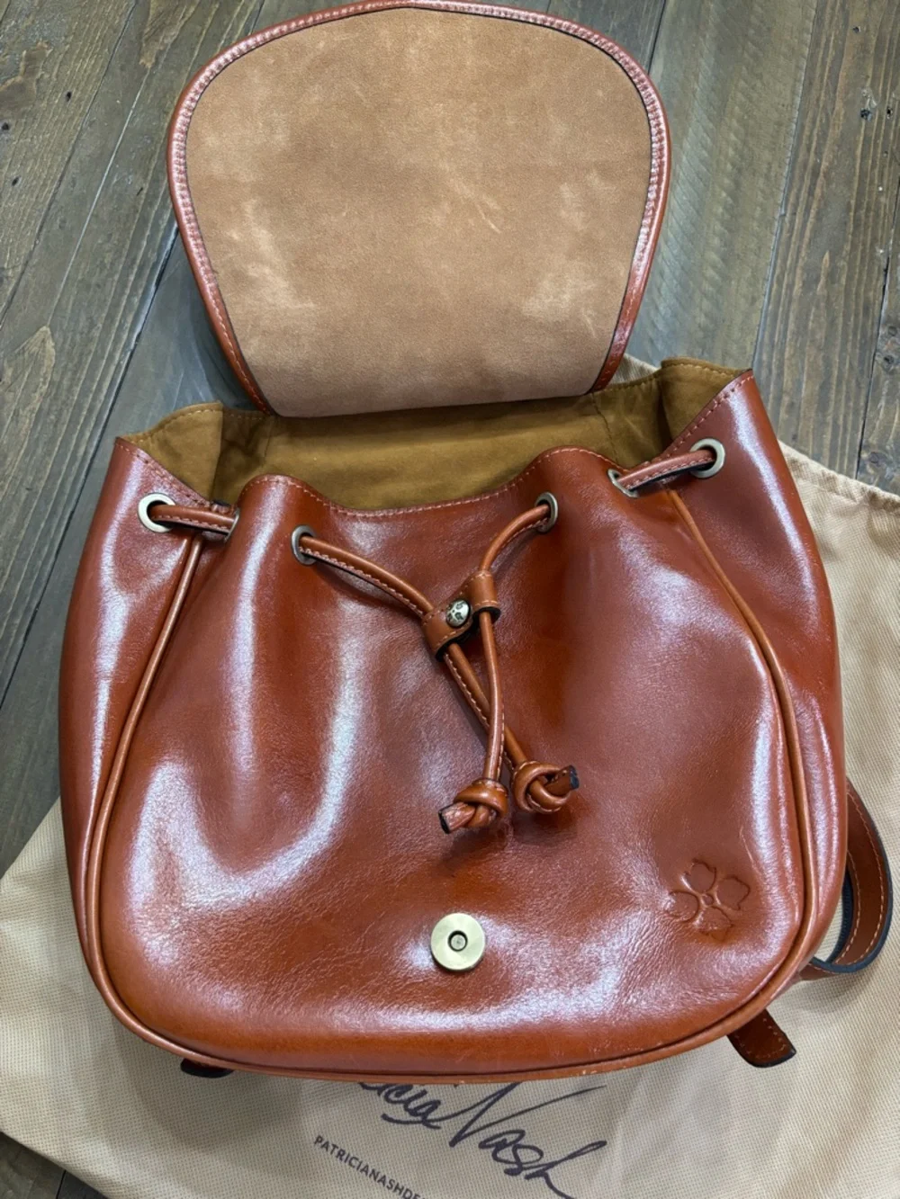 Patricia Nash Itala Saddle Sling Bag with Rose Tooling Design